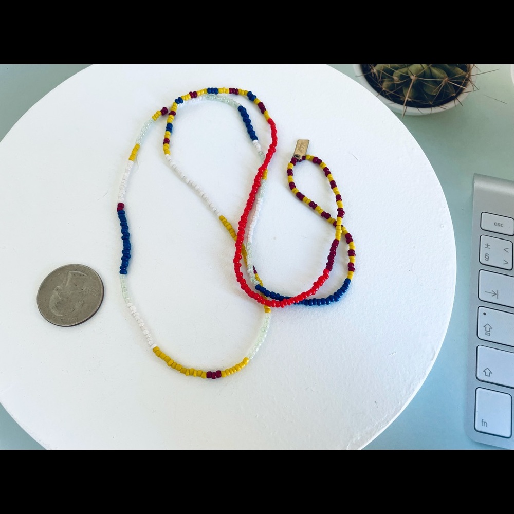 Kate Spade Saturday beans necklace